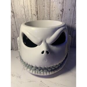 Nightmare Before Christmas Jack Skellington Head‎ 8" Candy Bowl Dish Halloween